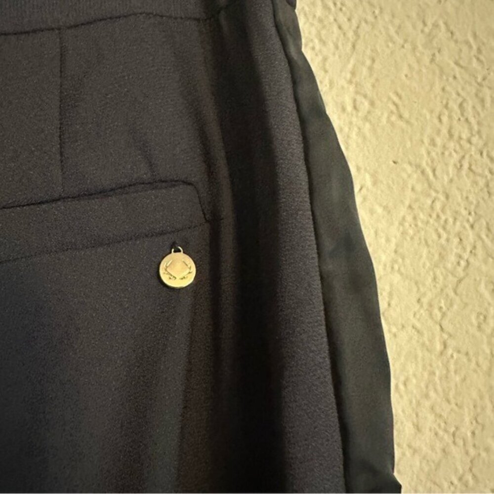 Biltmore Navy Blue Tuxedo Women's Wide Leg Pants Size 6 NWT - Picture 11 of 16